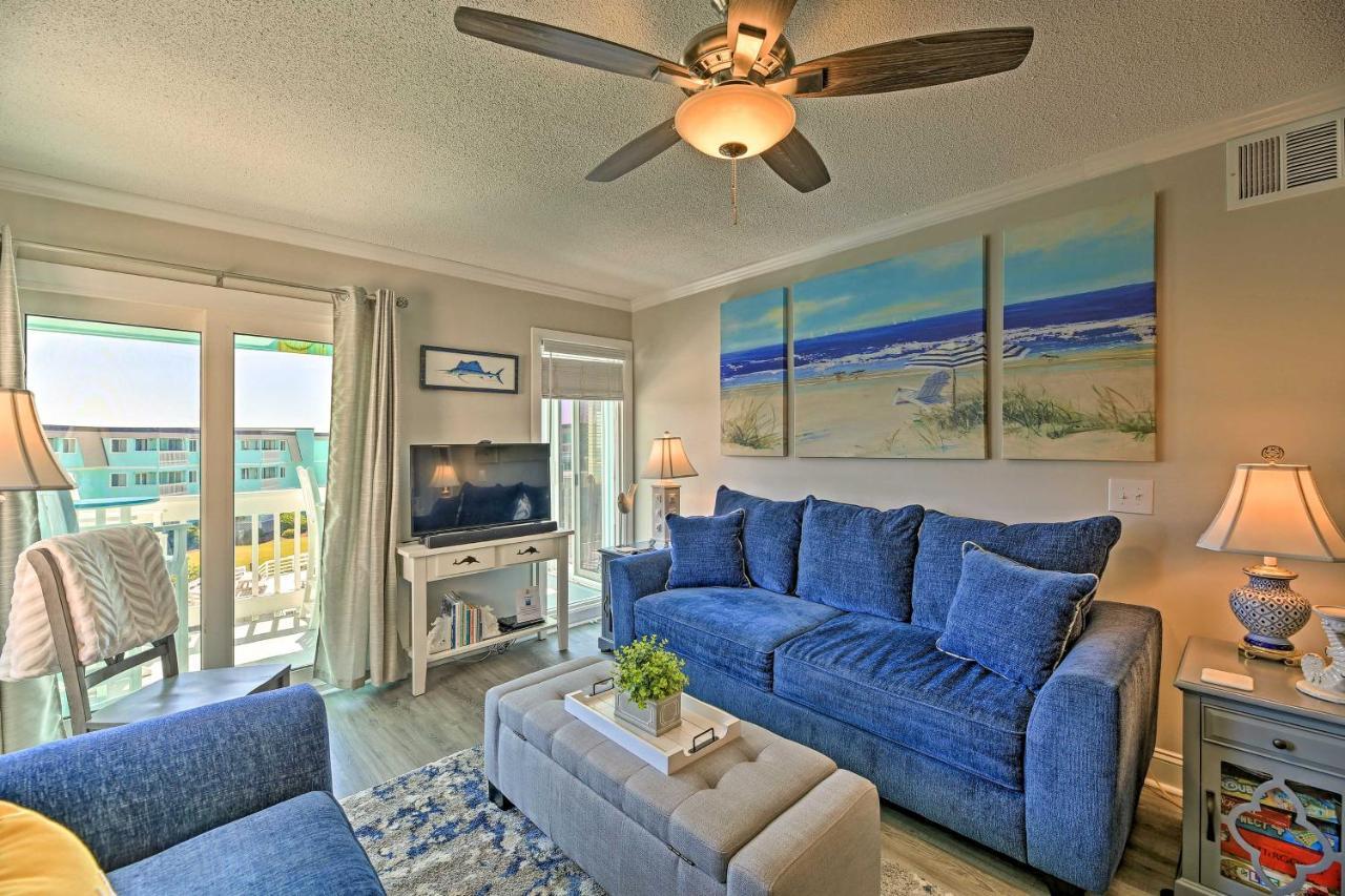 Walk To Beach Ocean-View Atlantic Beach Condo! 외부 사진